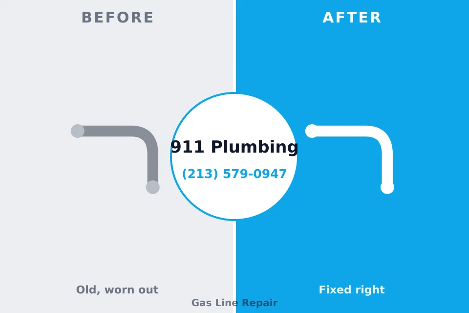 Before and after: plumbing repair Greenock, PA
